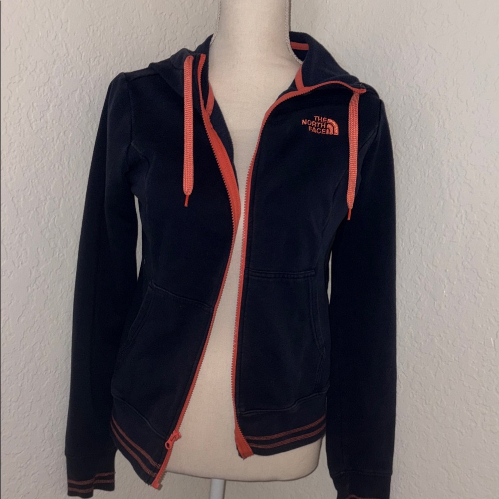 The North Face Black and Orange Women's Jacket